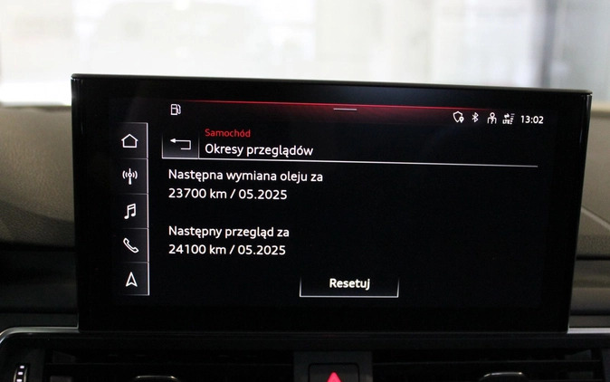Audi A4 cena 129900 przebieg: 35973, rok produkcji 2022 z Zgierz małe 436